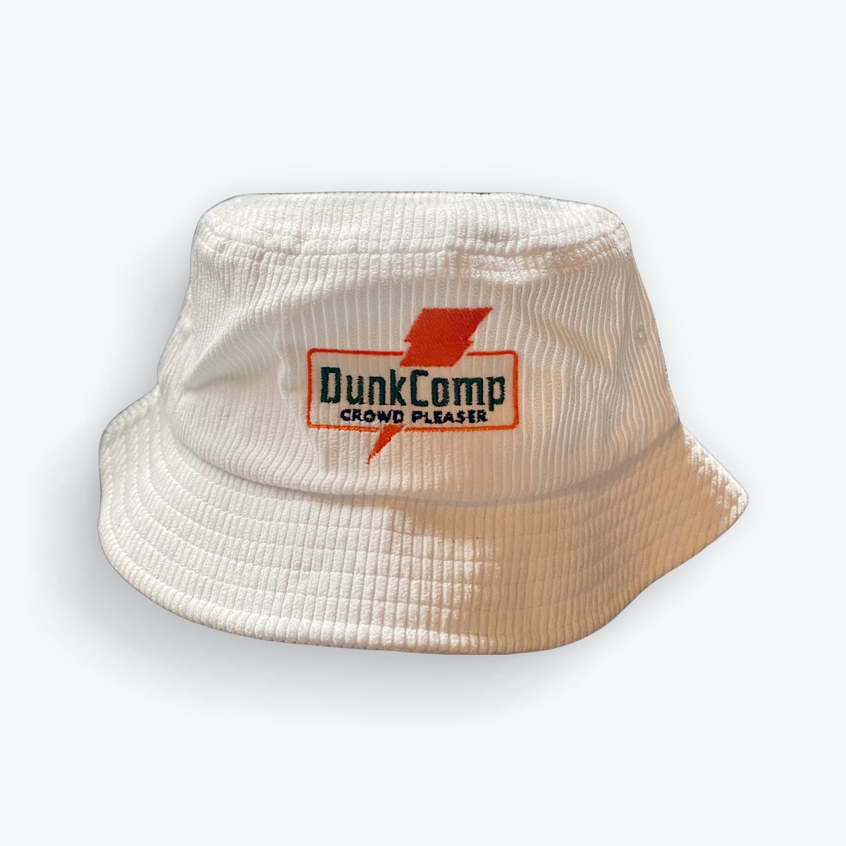 Crowd Pleaser Cord Bucket Hat - White – Dunk Comp