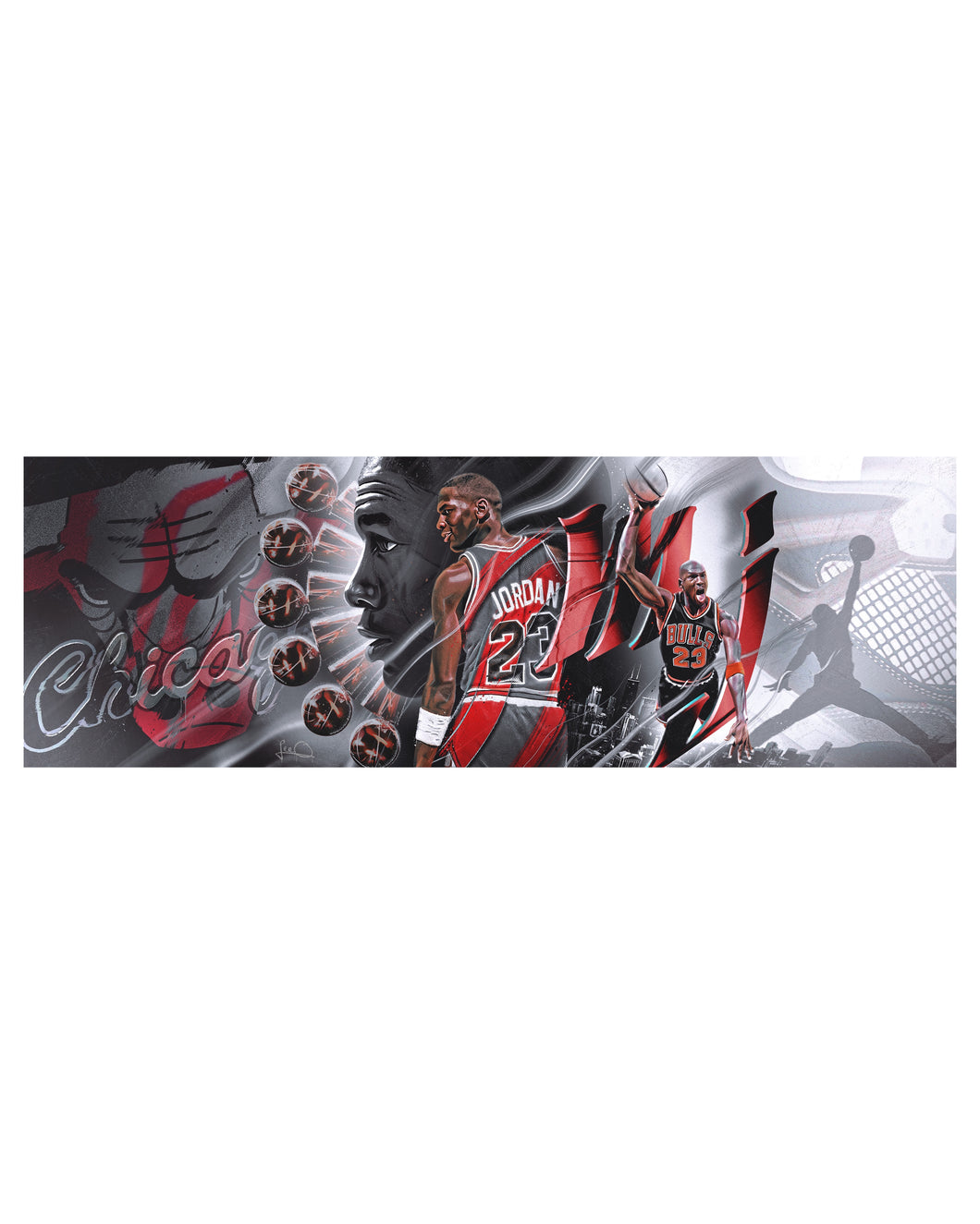 **RAFFLE ENDED** Air Jordan – NBA2K23 Digital Mural - Lee Olsen